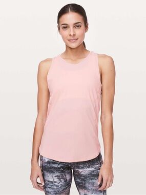 Lululemon Sculpt Tank II in Faint Coral